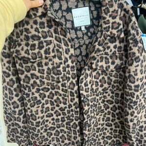Cheetah chicos blazer